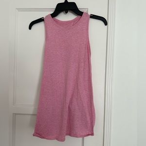 Full length tie back tank top